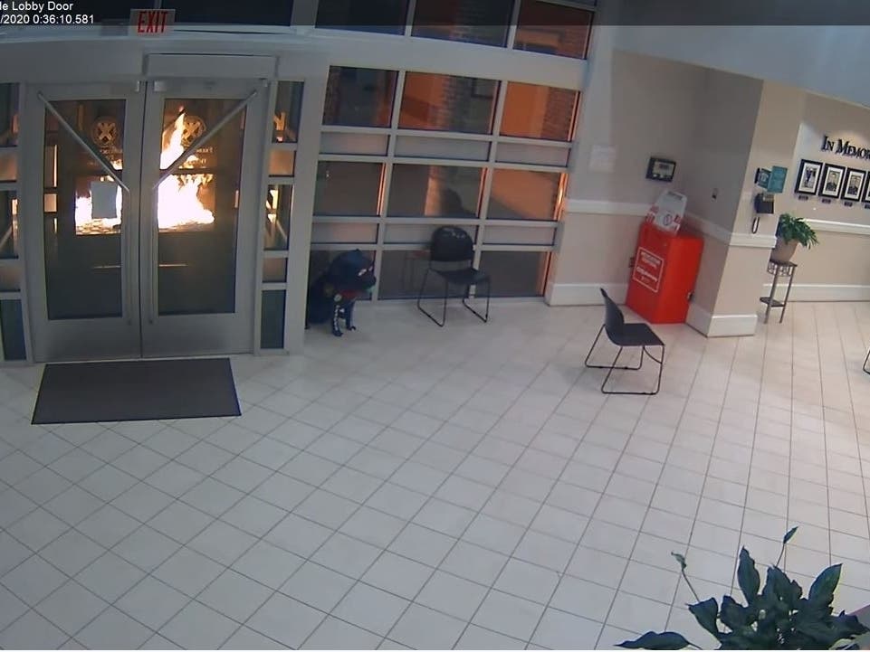 The Fredericksburg Fire Department was able to put out the small fires set early Sunday morning. No injuries resulted from the flames.