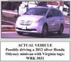 Barbara J. Peters, 40, is believed to be driving a 2012 silver Honda Odyssey minivan with Virginia tags.