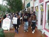 Black Lives Matter movement supporters marched Friday afternoon in downtown Fredericksburg for police accountability and racial justice.