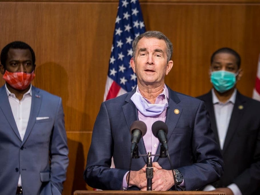 Virginia Gov. Ralph Northam urged residents in southwestern Virginia on Wednesday to follow the lead of the rest of the state in their social distancing and mask-wearing