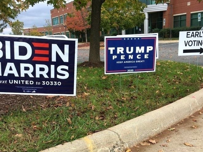 President Donald Trump lost support in Fredericksburg from a percentage standpoint in 2020 compared to 2016.