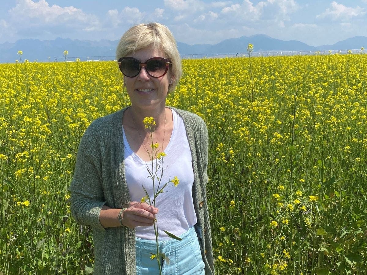 Katja Hom of McLean is helping her older neighbors and others across the region sign up for COVID-19 vaccination appointments at Safeway pharmacies.