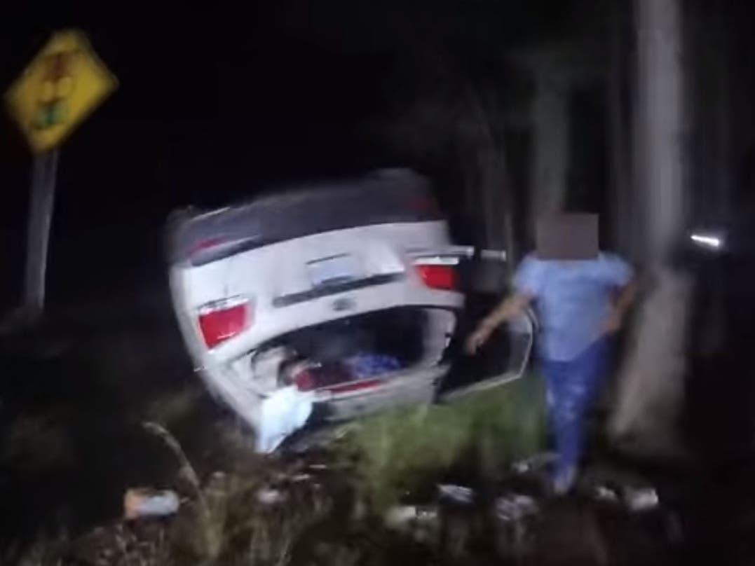 A Gloucester County Sheriff’s deputy arrived at the scene of an overturned vehicle where he lifted the vehicle far enough to help a woman trapped underneath "maneuver her head out to safety," the sheriff's office said.