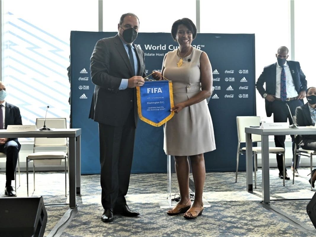 D.C. Mayor Muriel Bowser and CONCACAF President​ Victor Montagliani meet Sunday to discuss the D.C. region hosting games of the 2026 FIFA Men’s World Cup. The U.S., Canada and Mexico are co-hosting the 2026 World Cup.