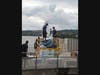 The Alaska Center, the Alaska affiliate of the League of Conservation Voters, organized a display of ice sculpture of a salmon jumping out of water in D.C. The event aimed to show members of Congress the effects of climate change on Indigenous Alaskans.