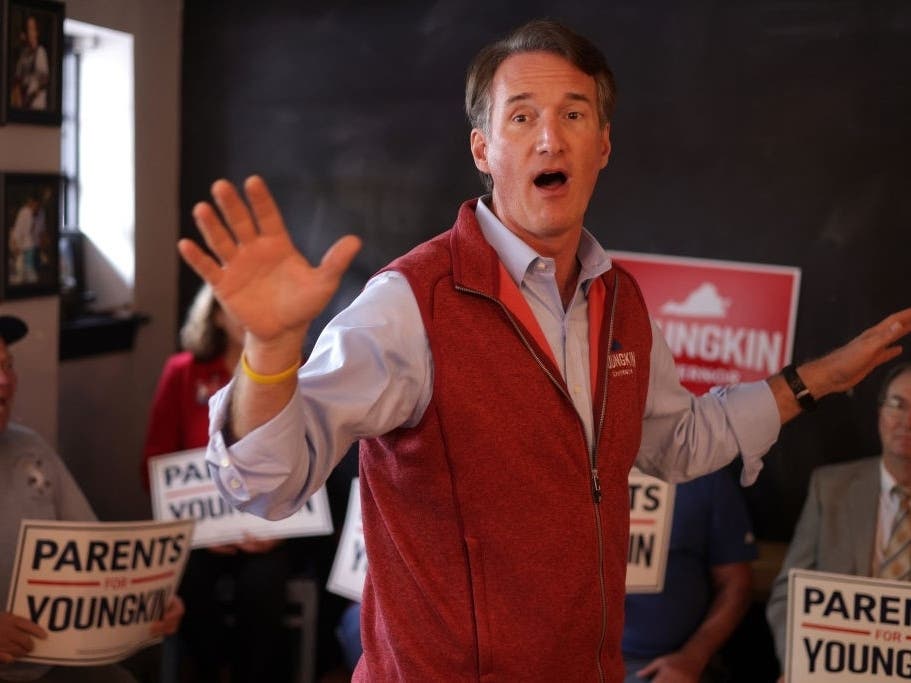 Republican Glenn Youngkin, elected to succeed Democrat Ralph Northam as Virginia governor, campaigned against COVID-19 vaccine mandates and in opposition to the teaching of Critical Race Theory in public schools.