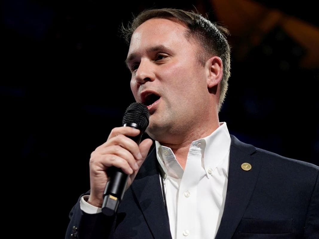 A deputy attorney general in the office of Virginia Attorney General Jason Miyares (above) resigned Thursday after social media posts surfaced in which she praised the Jan. 6 Capitol rioters as “patriots."