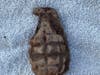 A Bethesda resident doing yard work on Wednesday afternoon unearthed what looked like a grenade. Investigated determined the device to be non-explosive.