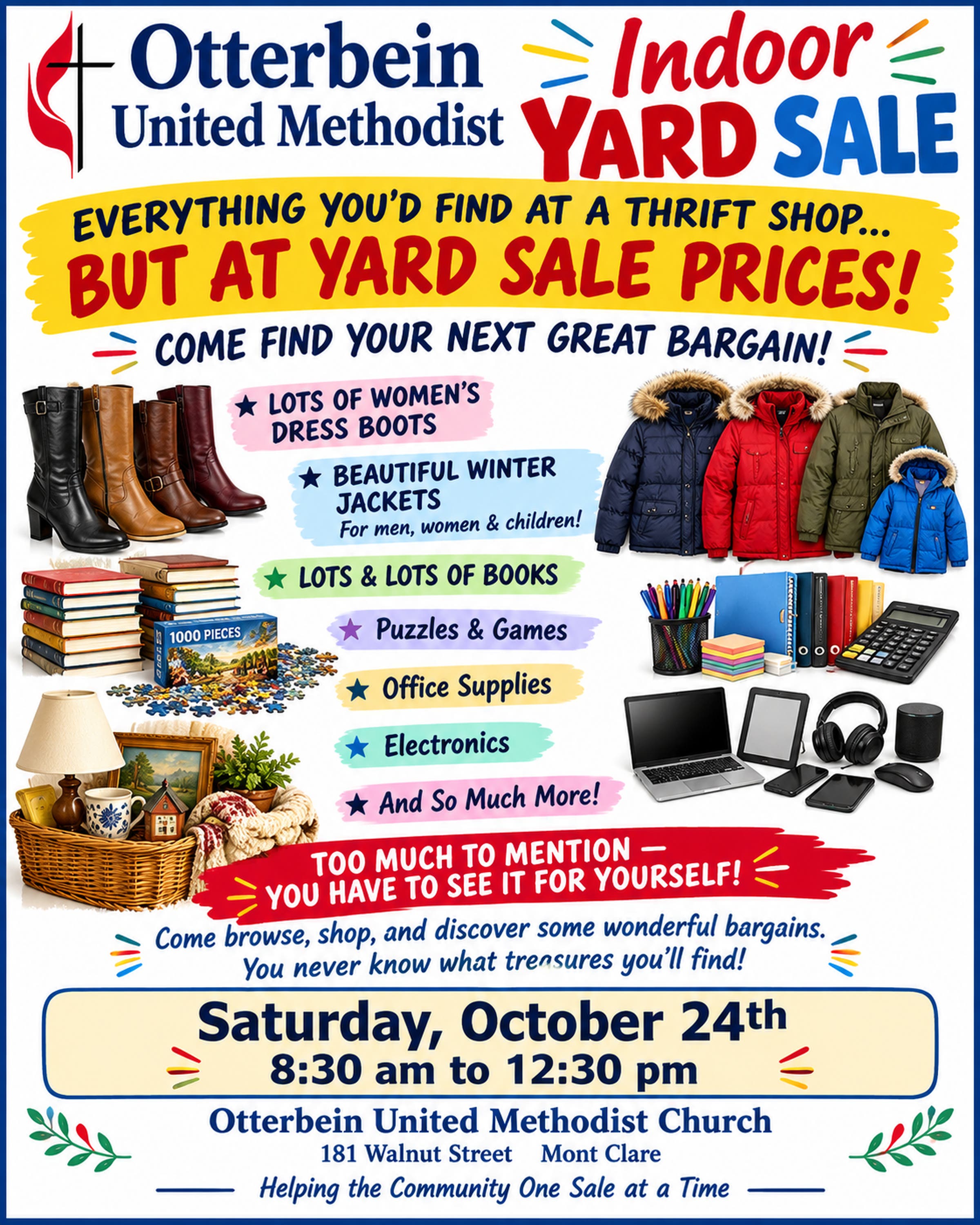 Indoor Church Yard Sale