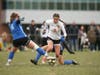 Riley Walsh beats two defenders in the championship game.