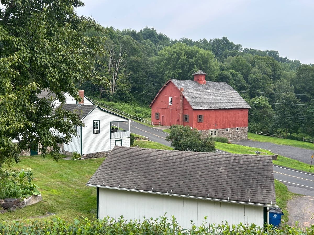 Valley Falls Heritage Center includes the 1911 Red Barn and other historic farm buildings. 