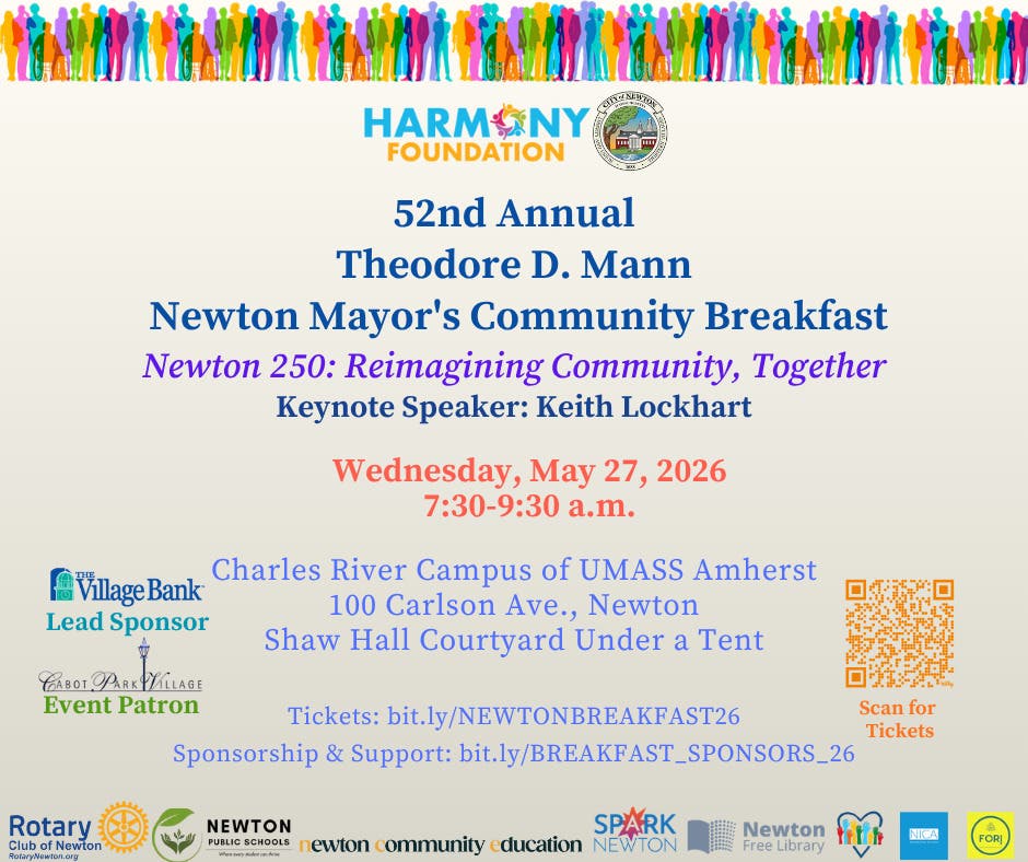 52nd Annual Theodore D. Mann Newton Mayor's Community Breakfast