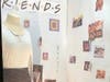 One of the fashion display cases created by Hinsdale Central students had a "Friends" theme. 