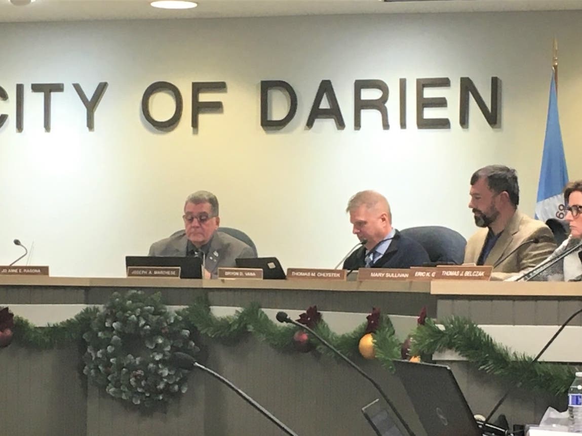 The Darien City Council on Monday night didn't respond to residents who suggested aldermen reconsider their 4-3 decision in September to allow marijuana sales in town.