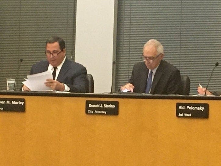 Mayor Steve Morley, left, noted the executive orders he recently signed in response to the coronavirus emergency. 