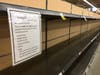 Mariano's grocery store was completely out of toilet paper late Tuesday morning. 