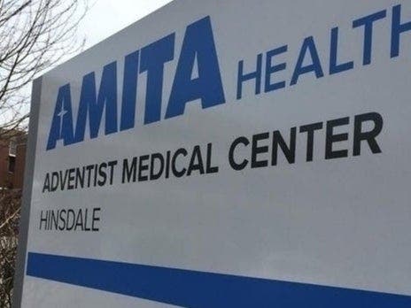 Amita Adventist Medical Center Hinsdale had 37 coronavirus patients as of Wednesday, more than double the number a little more than a week earlier. 