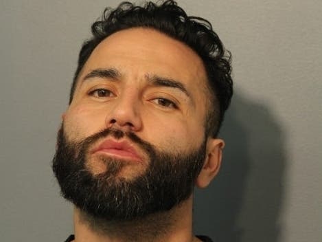Eddie Rosado, 36, of Chicago, has a criminal history with charges involving weapons, domestic battery, carjacking, armed robbery, and assault and battery, police said.