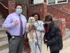 Elmhurst detectives retrieved Zoey from Chicago resident Carolyn Foster on Tuesday in Chicago. Foster reached out to Elmhurst police to say she believed she had the missing dog, police said. 