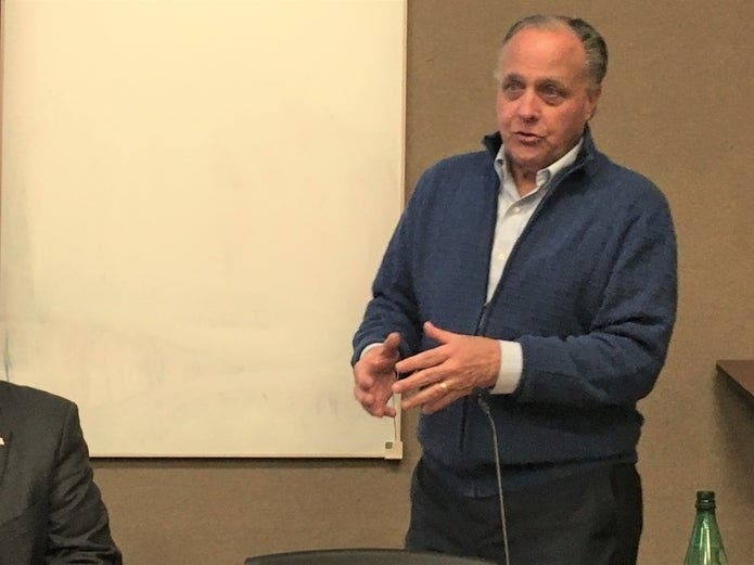 Burr Ridge Mayor Gary Grasso said the village was "afflicted due to the antics and indignations" of former Trustee Zach Mottl, who lost his bid for re-election. 