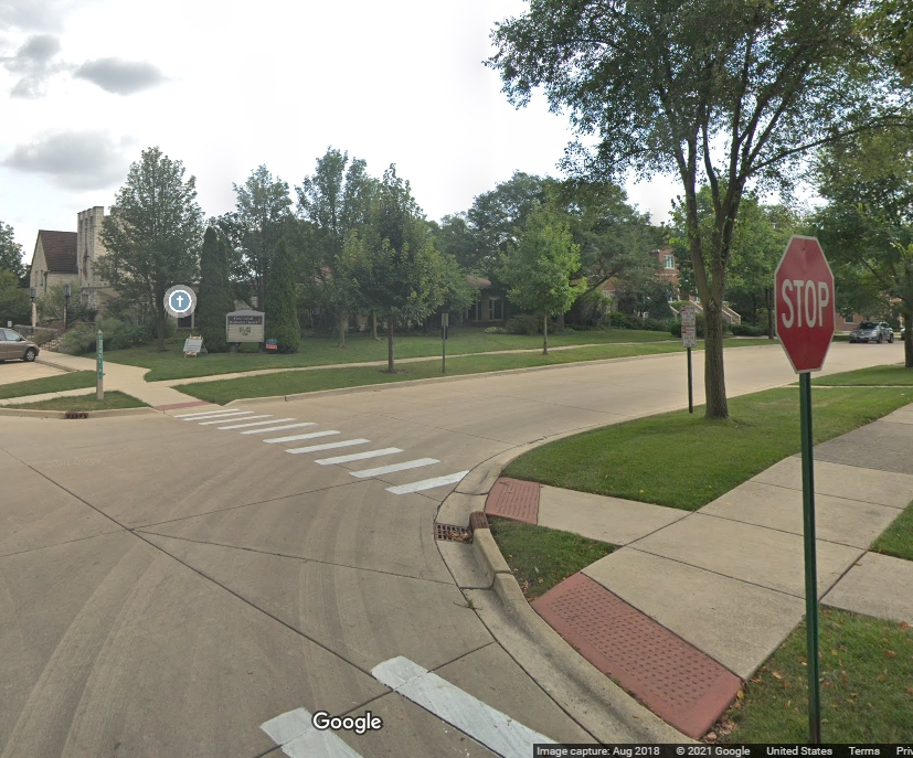 Western Springs residents are seeking a four-way stop at Franklin Avenue and 43rd Street, which they say has been the site of near misses. 