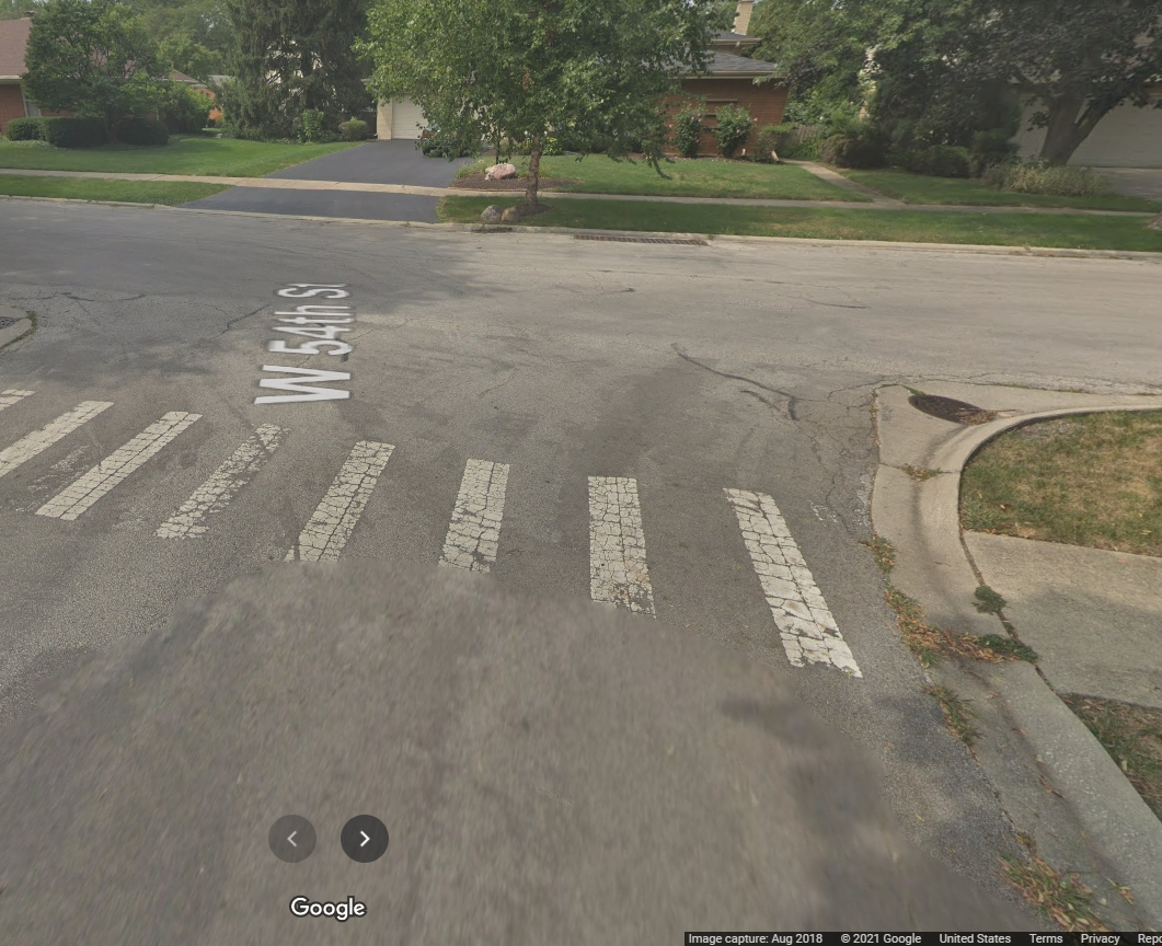 Howard Avenue and 54th Street is the site of some of the worst flooding in Western Springs. It is in the Springdale neighborhood. 