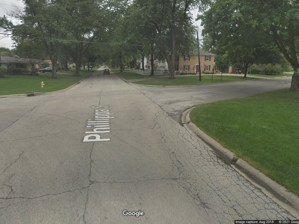 Phillippa Street and Fuller Road were among the places affected by flooding in late June in Hinsdale. 