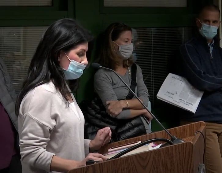 At a school board meeting in November, La Grange resident Laura Tussing read passages from books in the school's library that she considered pornography.