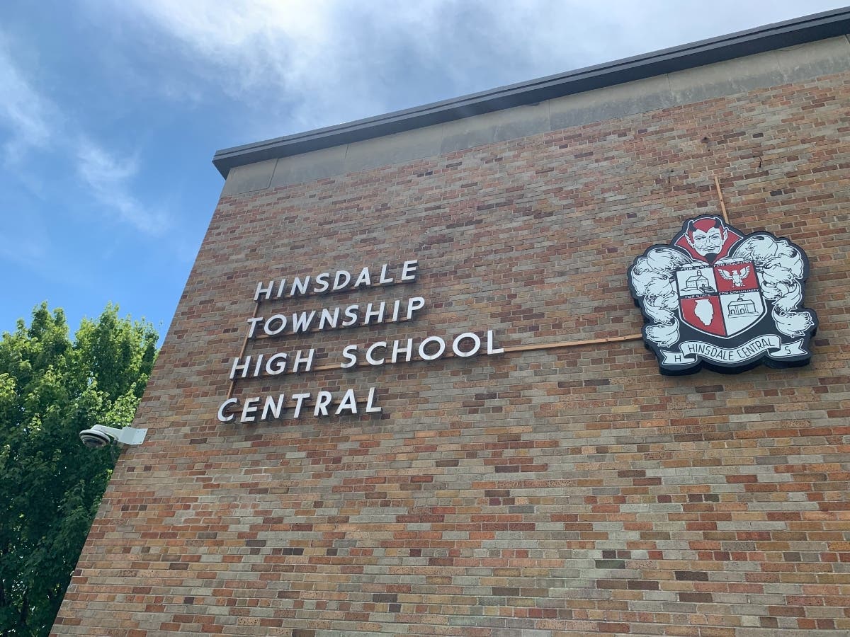 Eric Jensen, a science teacher at Hinsdale Central High School, explained to the school's administration why he repeatedly damaged school signs. 