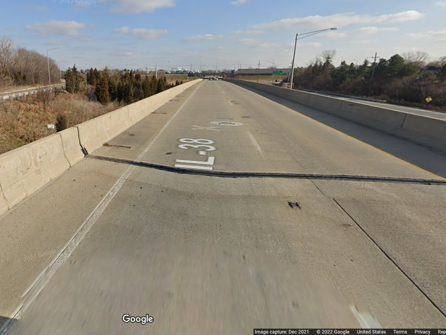 An ambulance struck the cement barrier on the right shoulder of Roosevelt Road just south of the Elmhurst city limit, according to a Sheriff's Office report. 