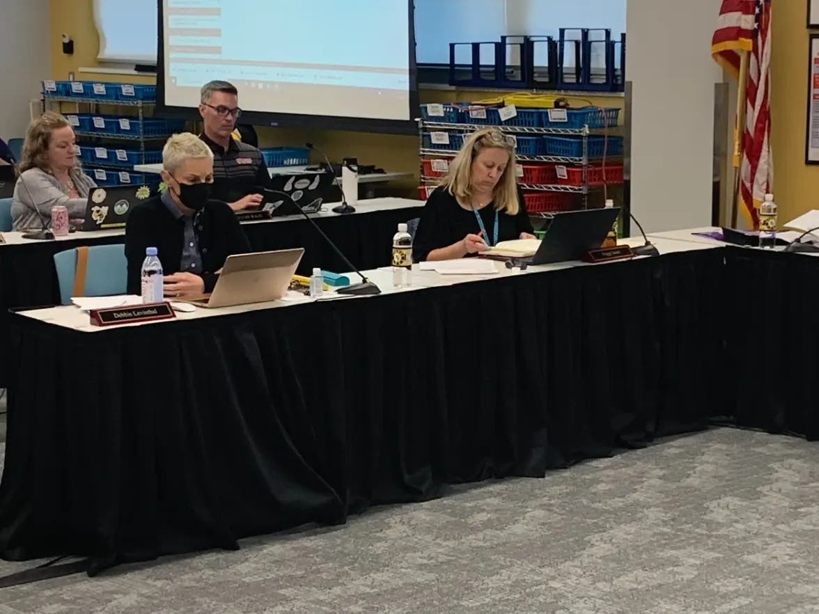 Debbie Levinthal (left) and Peggy James, members of the Hinsdale High School District 86 board, filed complaints against the district for keeping their emails, among others, secret. 
