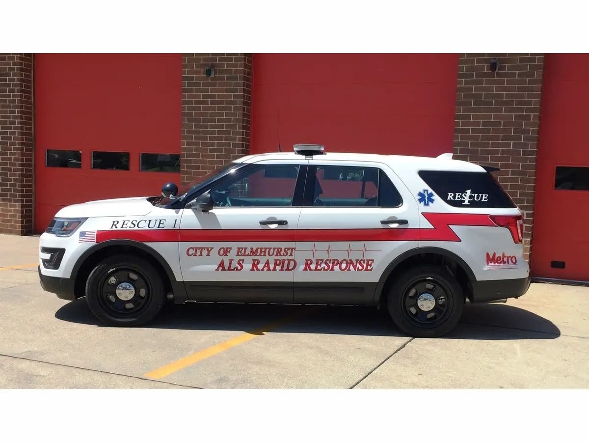 This is a 2017 photo of Elmhurst's "rapid response" vehicle, which an official said is often the first to arrive at medical emergencies. 