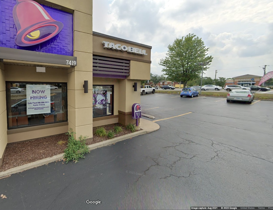 A man was arrested on charges of trespassing and resisting an officer Sunday at Taco Bell, 7419 Cass Ave., according to a Darien police report. 