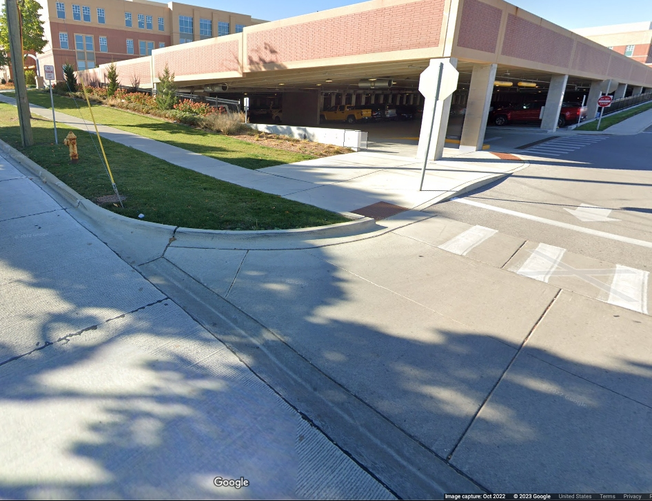 Hinsdale's parking deck at 100 S. Garfield Ave. opened in summer 2020. The village is considering adding restrictions to the lower level. 