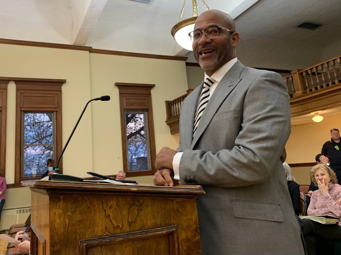 Russell Davenport, La Grange's assistant public works director, was honored this week for his 35 years of service to the village. He was also reminded of his experiences on the Oprah Winfrey Show.