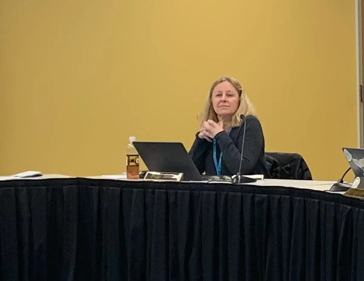 Peggy James, a member of the Hinsdale High School District 86 board, was accused Thursday of making a "hypocritical" statement about closed session minutes. 