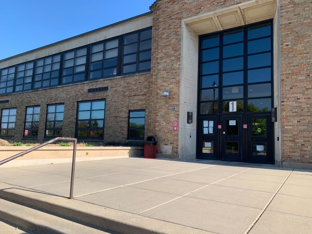 A Hinsdale Central High School teacher was suspended without pay for five days, according to a public document. The school board issued her a warning.