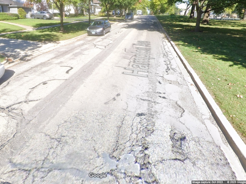 Western Springs is planning no road projects for next year because its money has been "depleted," an official said. Hampton Avenue (pictured) may be resurfaced, but that is contingent on state grants. 