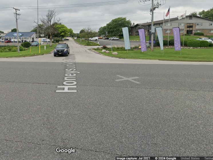 The DuPage County Sheriff's Office says police are near Honeysuckle Lane and Route 83, which is near Burr Ridge and Willowbrook. 
