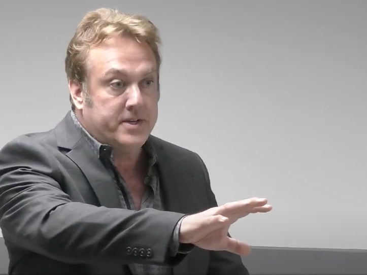 Darien resident Kelly Glisan on Monday called those backing a Gaza ceasefire resolution "paid activists" and "interlopers." He said they were not Darien residents. He was speaking at a City Council meeting. 