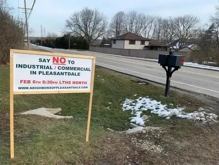 Paula Struwing, a Lyons Township High School board member from Willow Springs, on Monday questioned her village's approach to the school's effort to sell its land in the village to an industrial developer. 