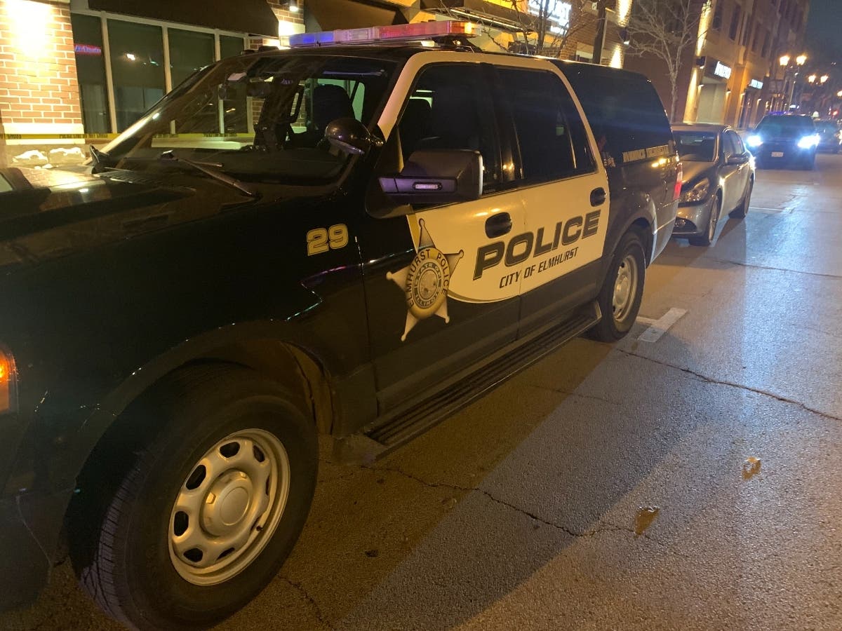Three shirtless, mask-wearing people aroused suspicion about 11 p.m. Monday near Frontage Road and Babcock Avenue, Elmhurst police said. 