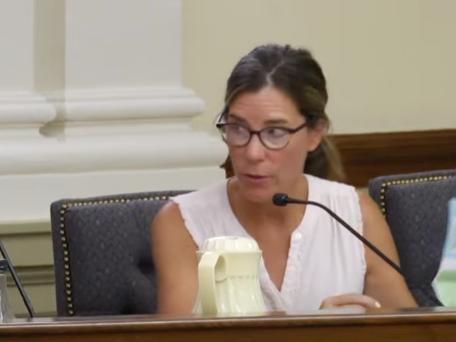 La Grange Trustee Beth Augustine said Monday that children on electric scooters can be "pretty problematic."