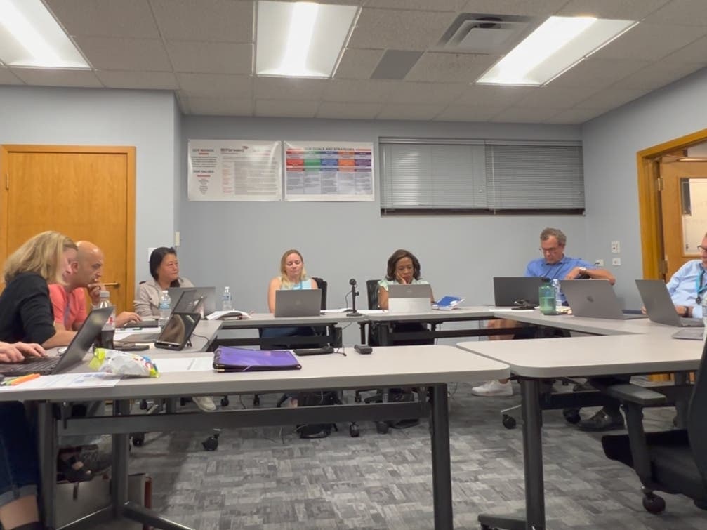 Hinsdale High School District 86 officials on Wednesday hinted at their unhappiness with the district's law firm, Chicago-based Robbins Schwartz.