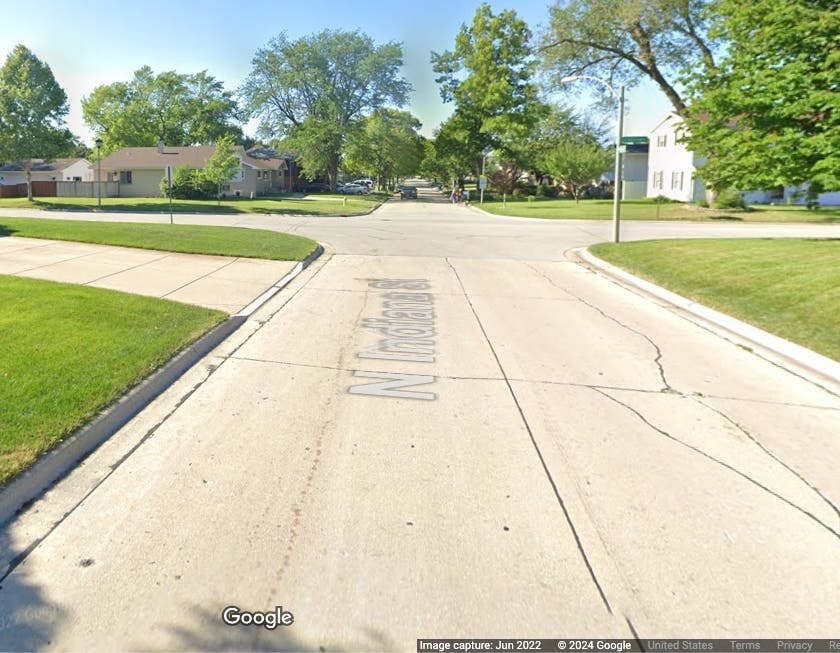 Indiana Street in northeast Elmhurst is concrete, like others on that side of town. An alderman is proposing more money for such streets. 