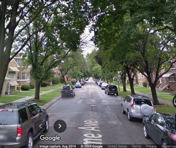 Nicholas Fuentes, who lives on a street in Berwyn, pushed a woman down his front porch stairs recently. He grew up in La Grange Park. 