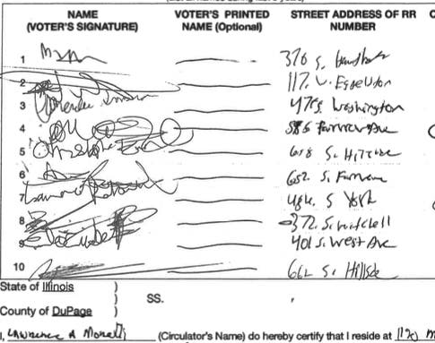 Felony Charges Tied To Elmhurst Politician's Petition | Elmhurst, IL Patch