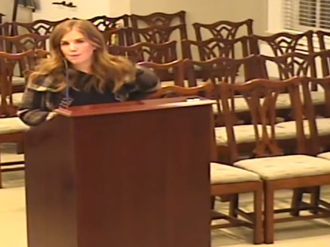 Susie Thorpe, owner of Seasons Therapy Group, asked Hinsdale officials Tuesday to take action on flooding in the area of her business. 