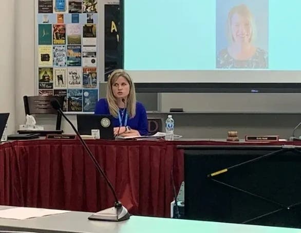 A resident included former Hinsdale High School District 86 Superintendent Tammy Prentiss on the list of administrative departures over the last 2½ years. The resident blamed the school board president for the turnover. 