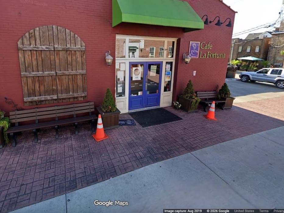Cafe Fortuna in Hinsdale had benches outside before a crash injured two women sitting on one of them last fall. Doctors amputated the leg of one of the victims, the restaurant owner said. 